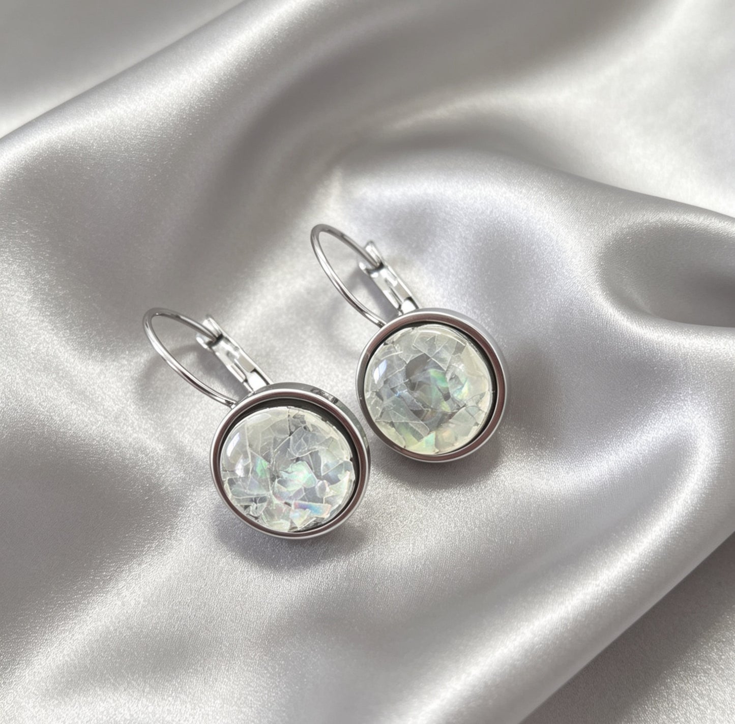 Leverback Earrings S in silver tone