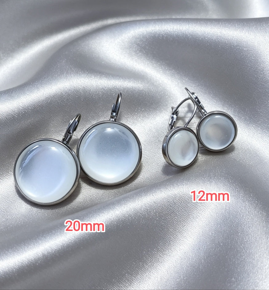 Leverback Earrings S in silver tone