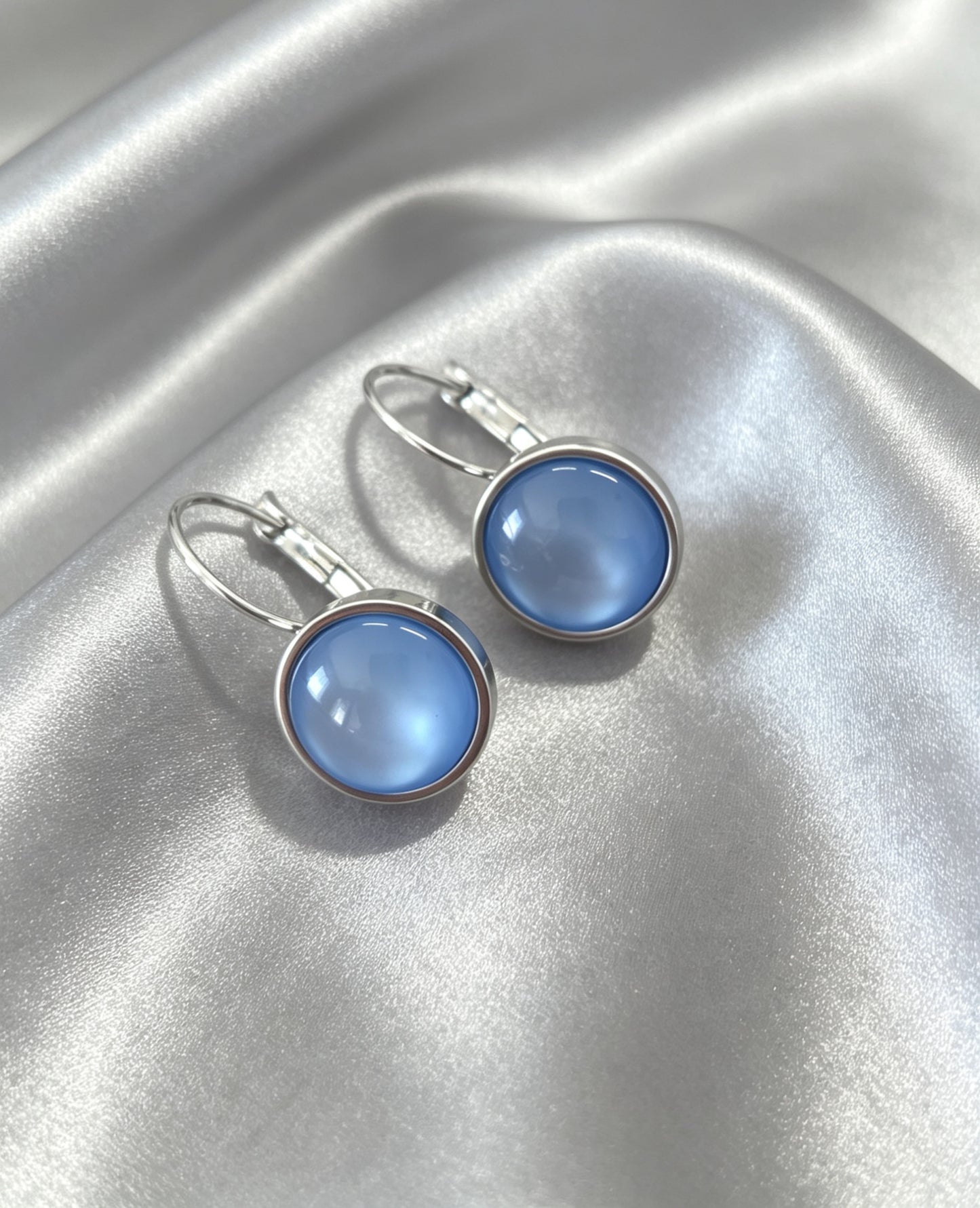 Leverback Earrings S in silver tone