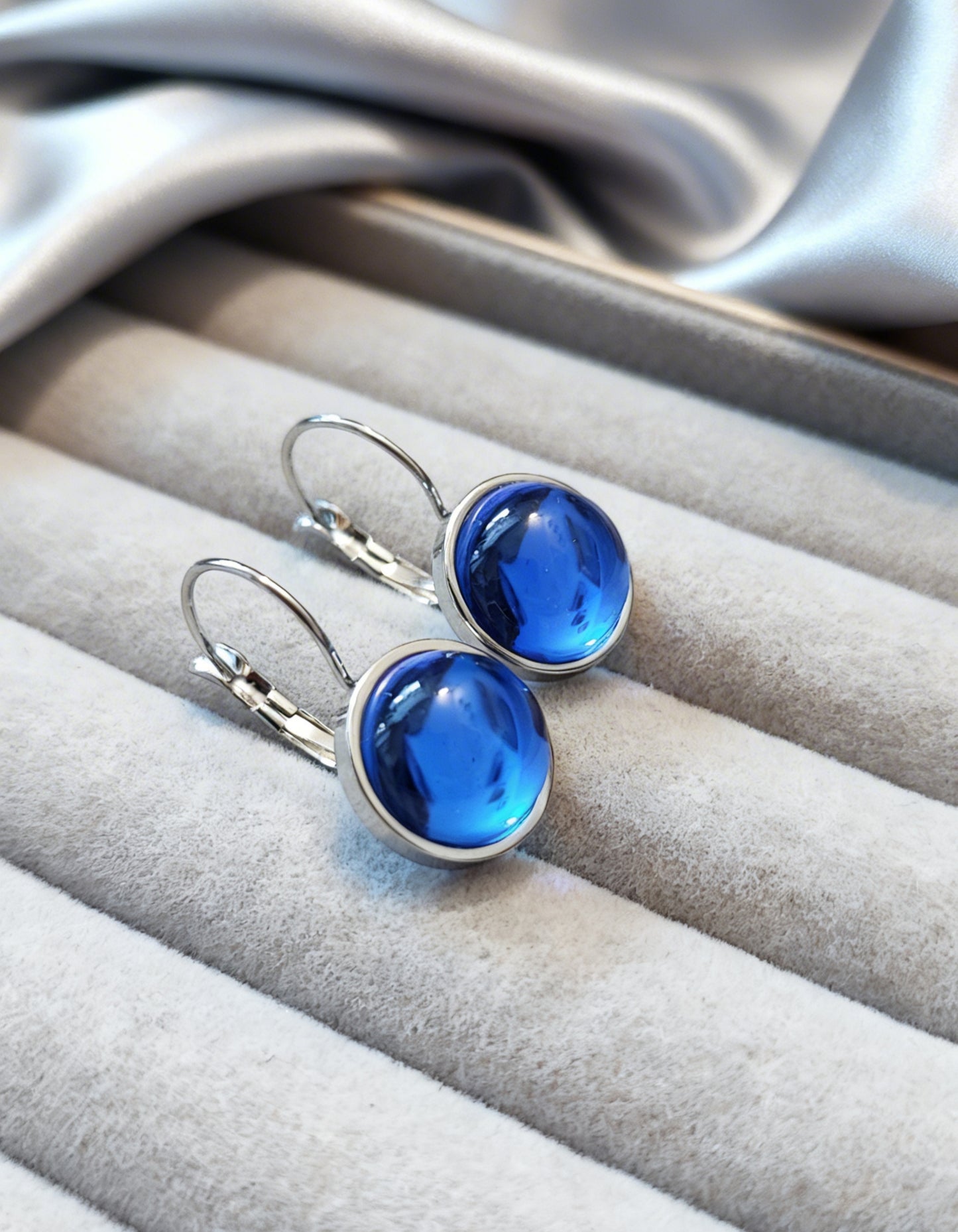 Leverback Earrings S in silver tone