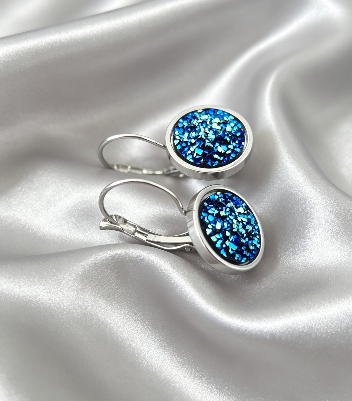 Leverback Earrings S in silver tone