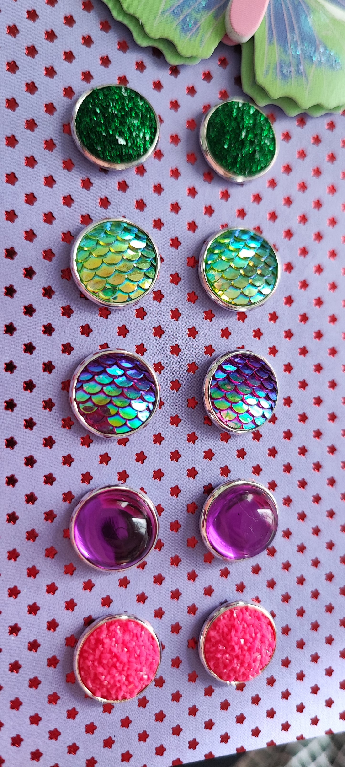 Hélíne Suprise Box - 5 Pairs of Stud Earrings