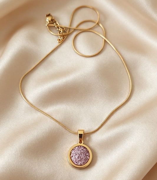 Snake chain Pendant Necklace S in gold tone